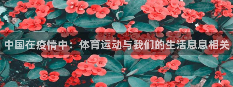 bbin视讯游戏平台：中国在疫情中：体育运动与我们的生活息息相关